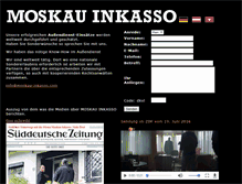Tablet Screenshot of moskau-inkasso.com